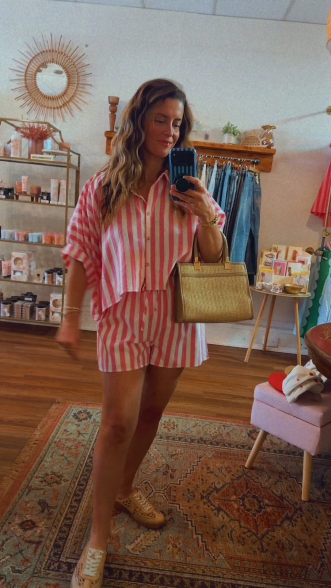 Bubblegum Pink Striped Set
