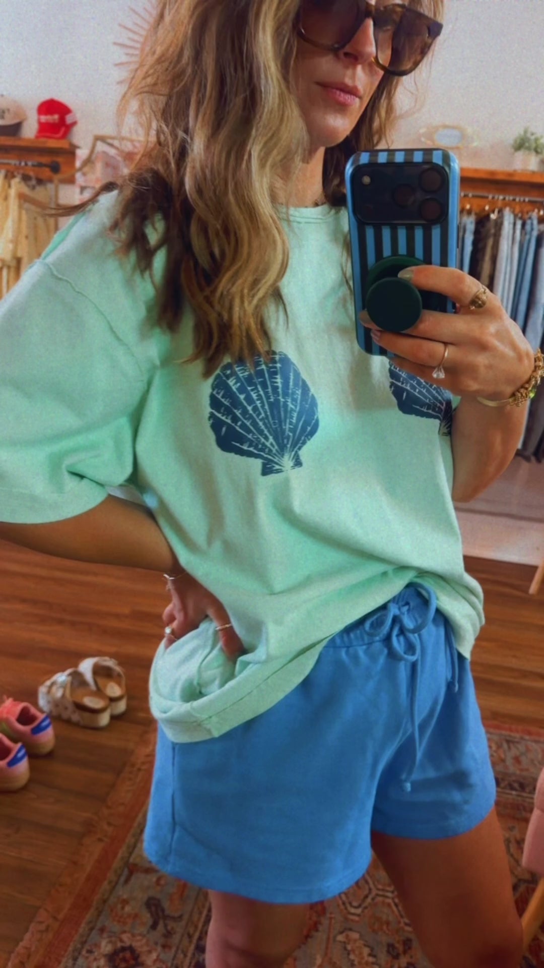 Graphic Shell Print Tee